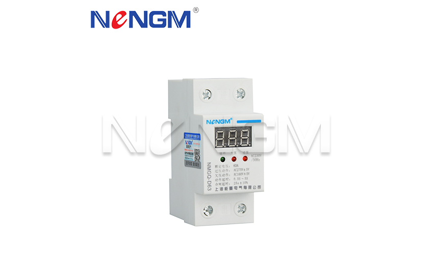 NMGQ-D63A/2P數(shù)碼顯示自復(fù)式過(guò)欠壓保護(hù)器